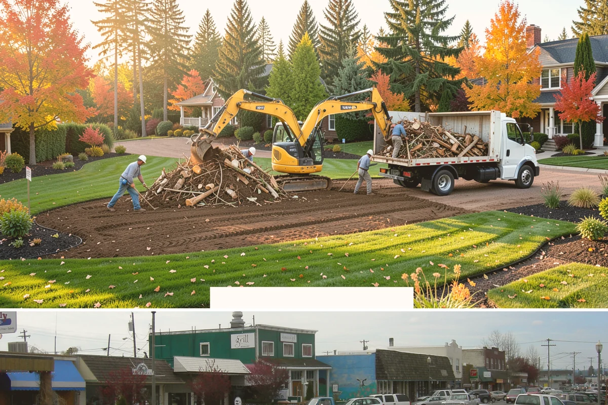Landscape Edging Installation in Stanwood, Snohomish County, WA - Can be installed year-round.