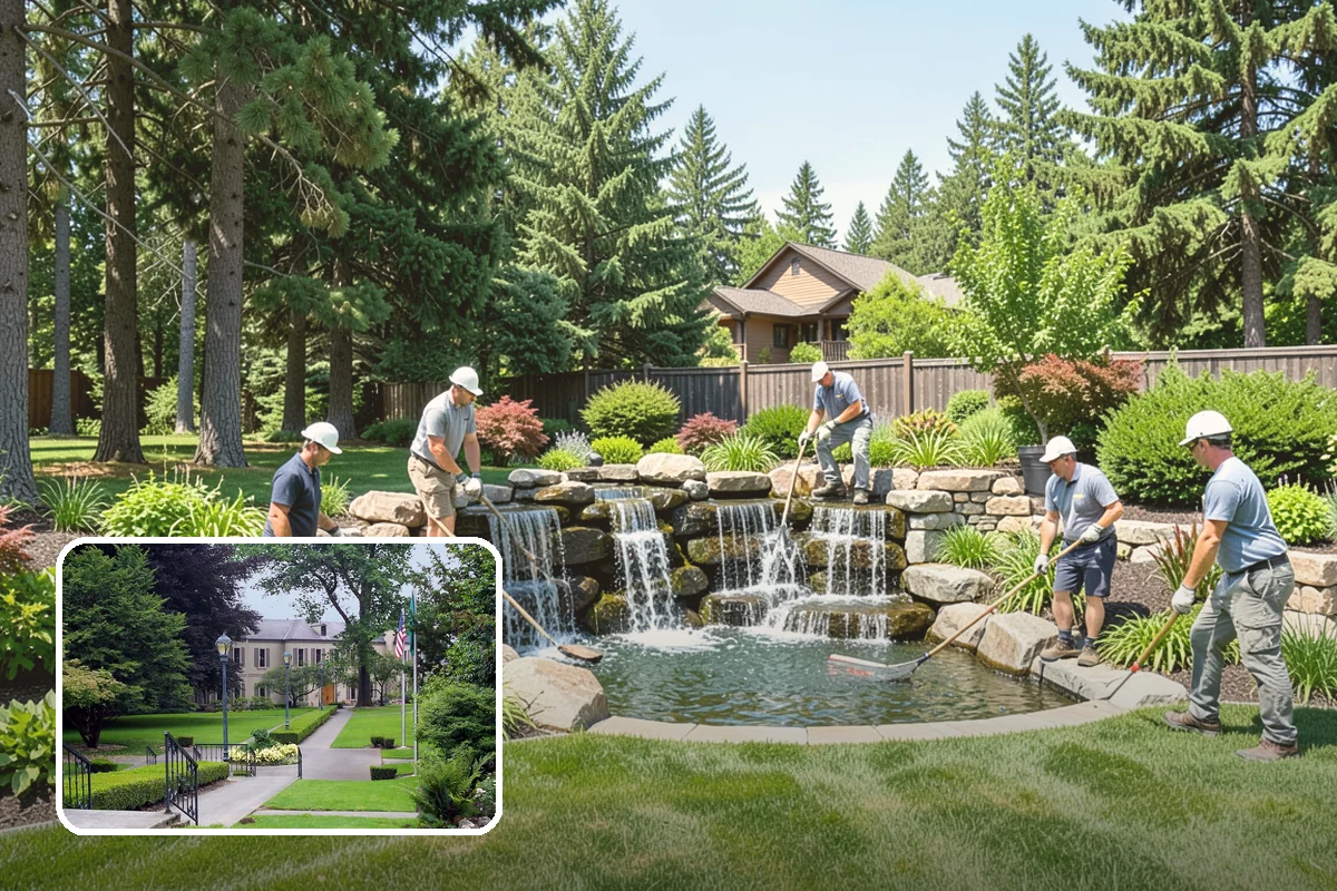 Landscape Edging Installation in Woodinville, King County, WA - Crisp, defined lines between lawn and beds