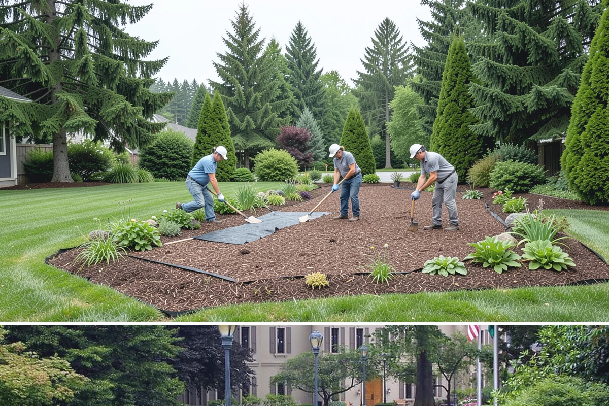 Landscape Edging Installation in Woodinville, King County, WA - Can be installed year-round.