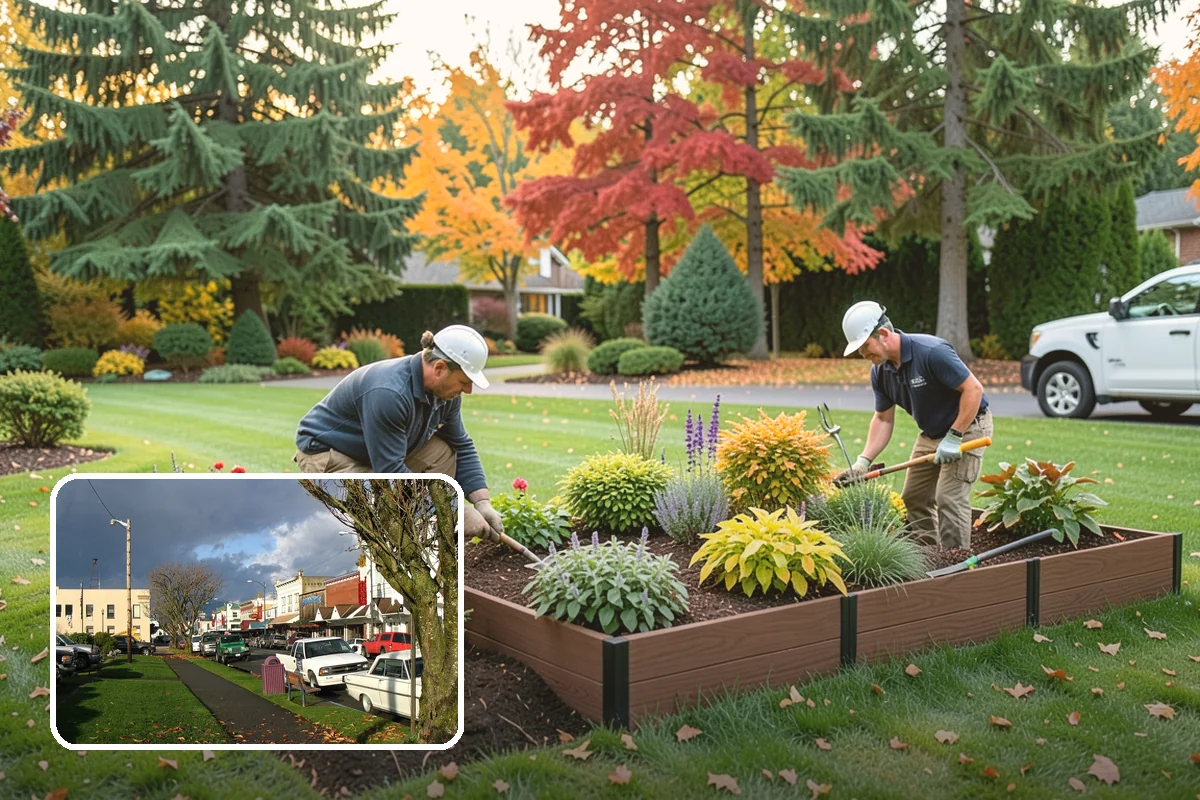 Landscape Fabric Installation in Arlington, Snohomish County, WA - Blocks aggressive PNW weeds while allowing water to drain through