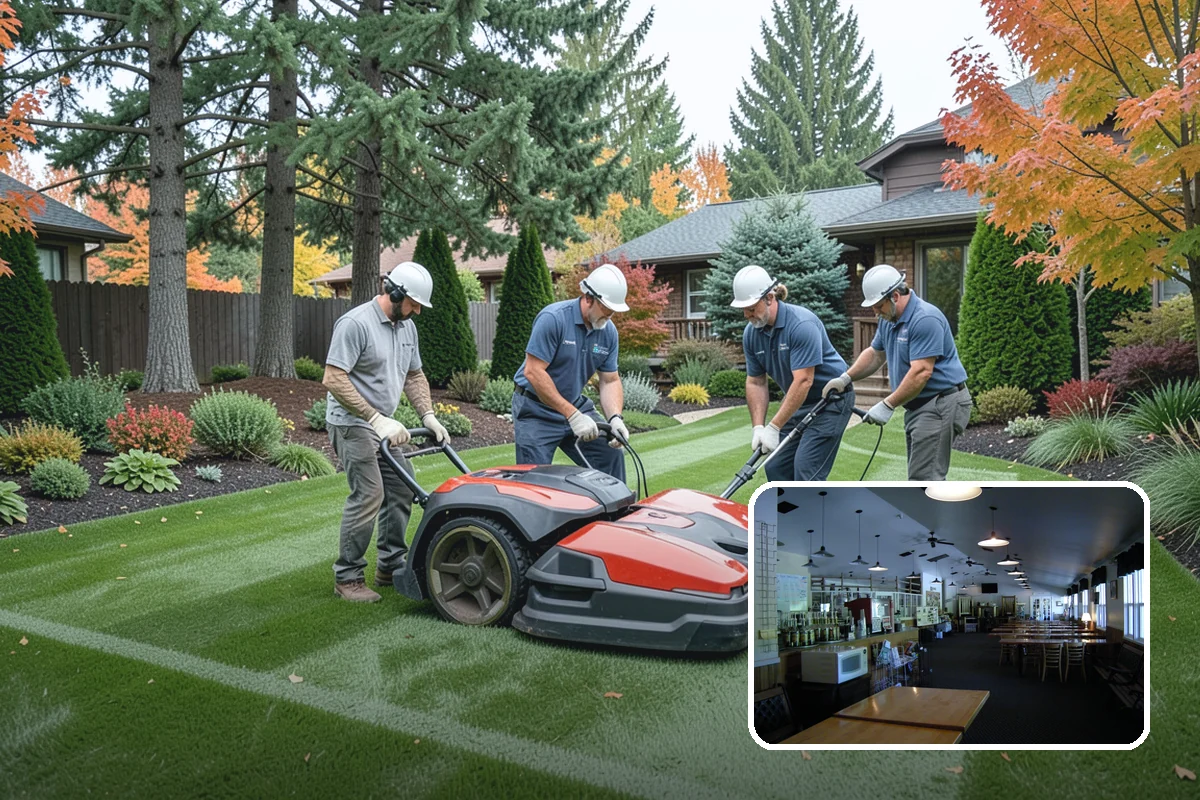 Landscape Fabric Installation in Black Diamond, King County, WA - Blocks aggressive PNW weeds while allowing water to drain through