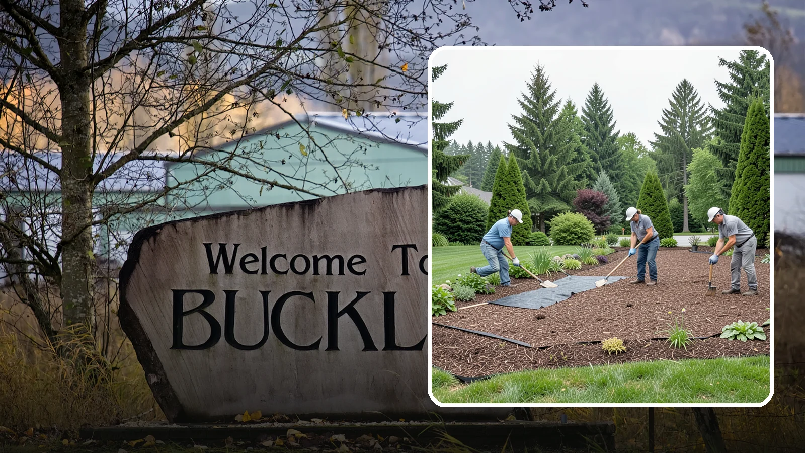Landscape Fabric Installation in Buckley, Pierce County, WA - Professional-grade weed barrier fabric installed beneath mulch or rock for lasting weed control.