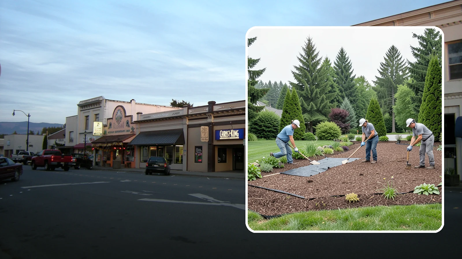 Landscape Fabric Installation in Burlington, Skagit County, WA - Professional-grade weed barrier fabric installed beneath mulch or rock for lasting weed control.