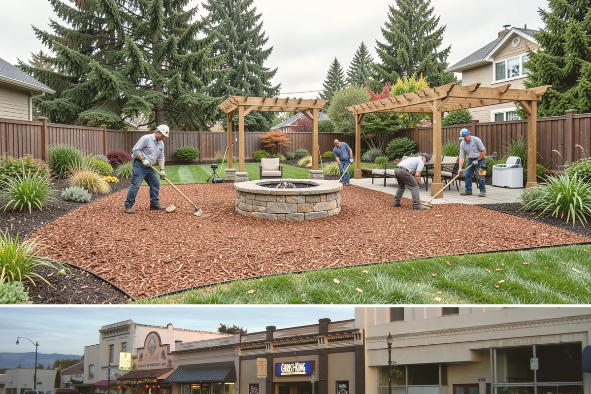 Landscape Fabric Installation in Burlington, Skagit County, WA - Install any time the ground isn't frozen, though spring and early fall let you get ahead of the heaviest weed-germination windows.
