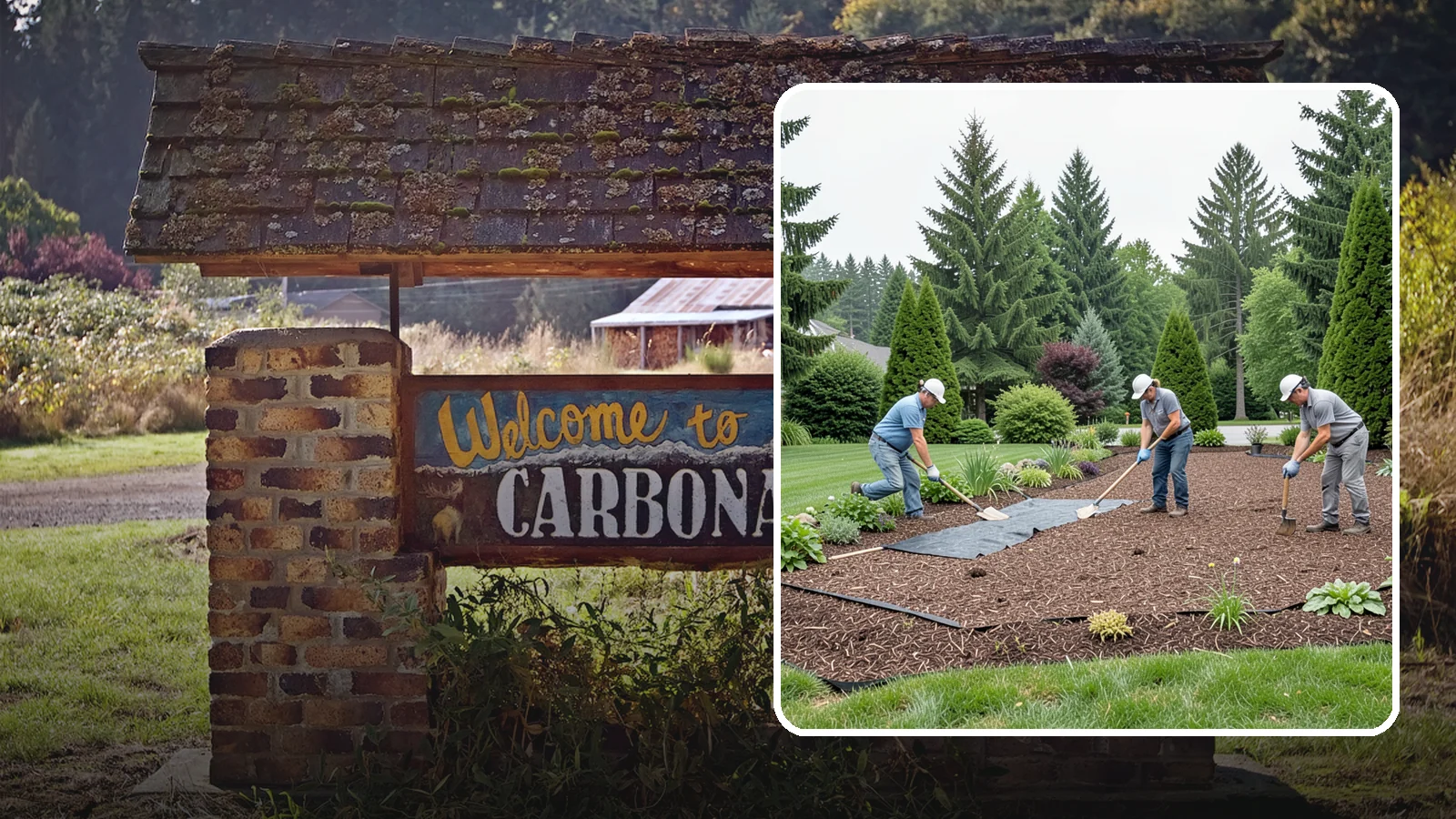 Landscape Fabric Installation in Carbonado, Pierce County, WA - Professional-grade weed barrier fabric installed beneath mulch or rock for lasting weed control.