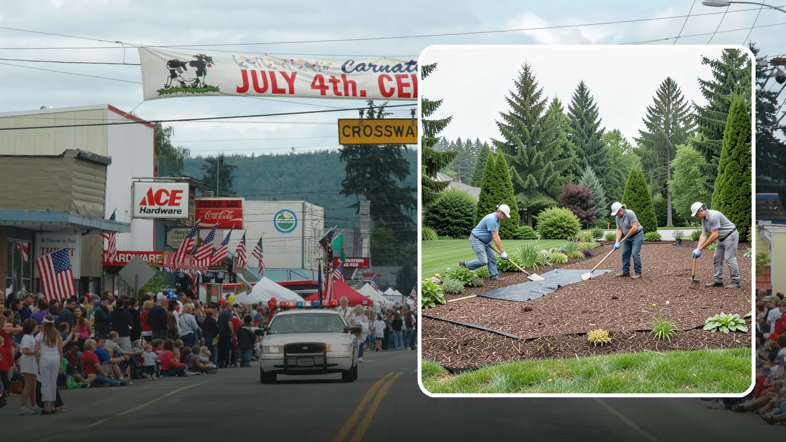 Landscape Fabric Installation in Carnation, King County, WA - Professional-grade weed barrier fabric installed beneath mulch or rock for lasting weed control.