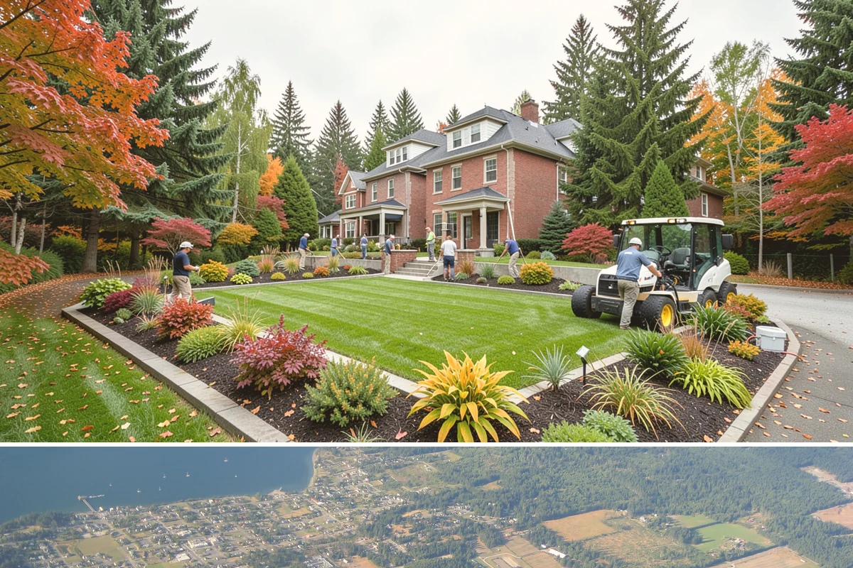 Landscape Fabric Installation in Coupeville, Island County, WA - Install any time the ground isn't frozen, though spring and early fall let you get ahead of the heaviest weed-germination windows.