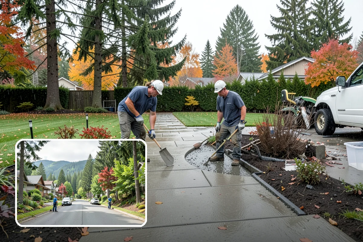 Landscape Fabric Installation in Darrington, Snohomish County, WA - Blocks aggressive PNW weeds while allowing water to drain through