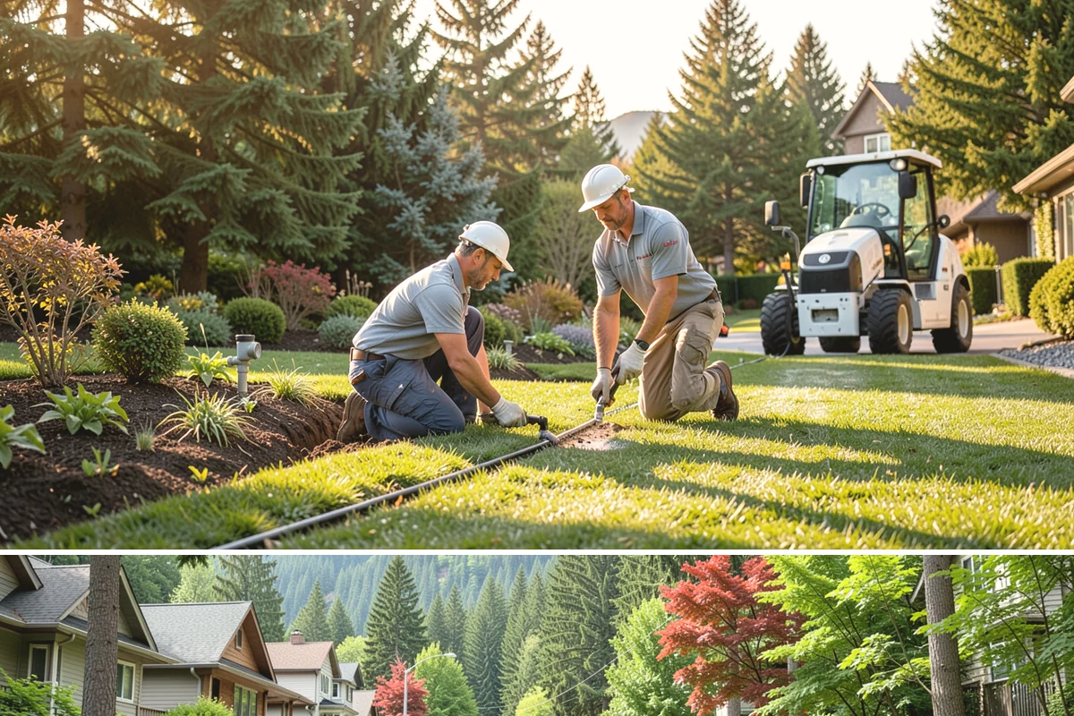 Landscape Fabric Installation in Darrington, Snohomish County, WA - Install any time the ground isn't frozen, though spring and early fall let you get ahead of the heaviest weed-germination windows.