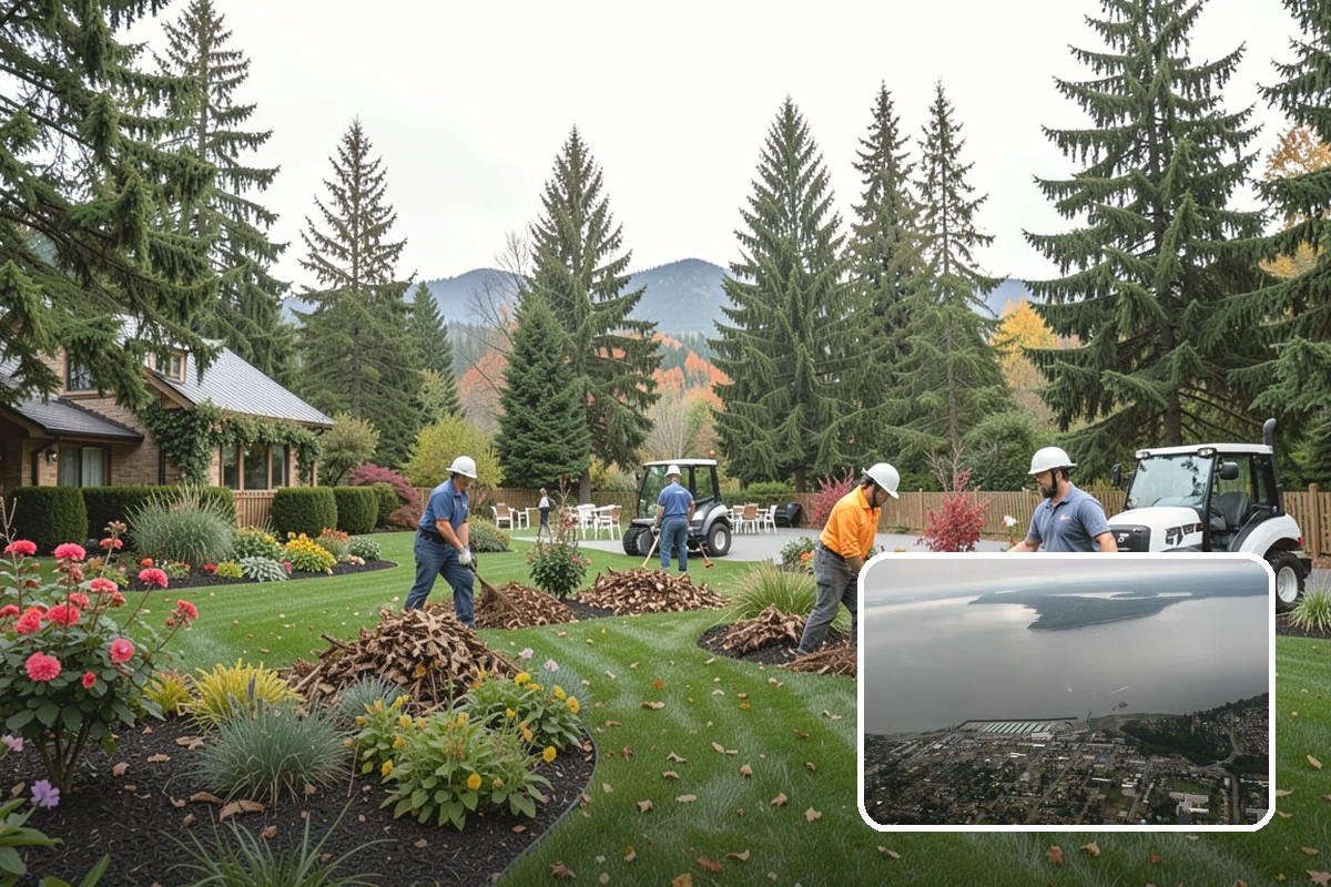 Landscape Fabric Installation in Des Moines, King County, WA - Blocks aggressive PNW weeds while allowing water to drain through