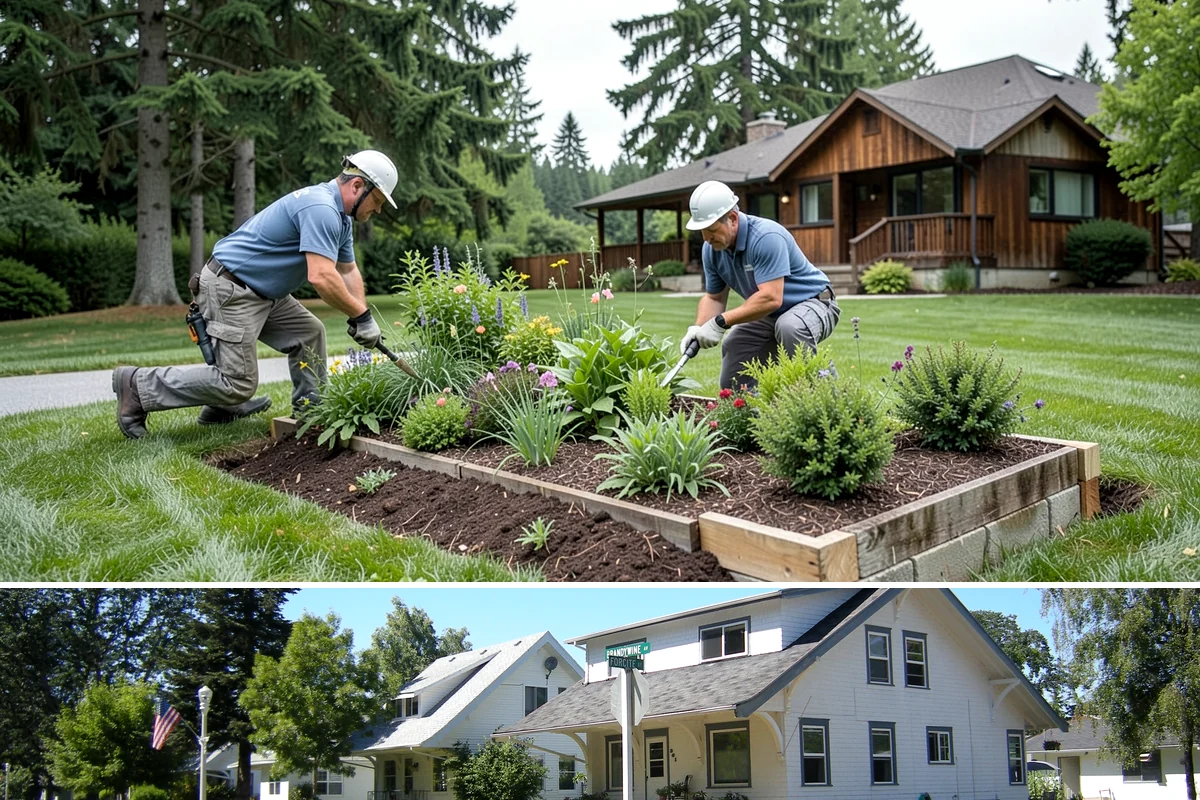 Landscape Fabric Installation in DuPont, Pierce County, WA - Install any time the ground isn't frozen, though spring and early fall let you get ahead of the heaviest weed-germination windows.