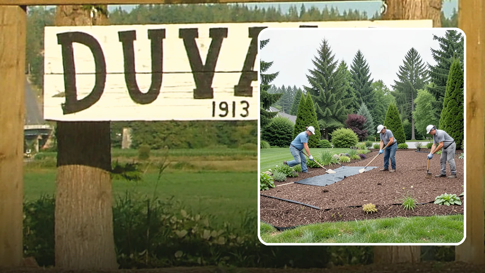 Landscape Fabric Installation in Duvall, King County, WA - Professional-grade weed barrier fabric installed beneath mulch or rock for lasting weed control.