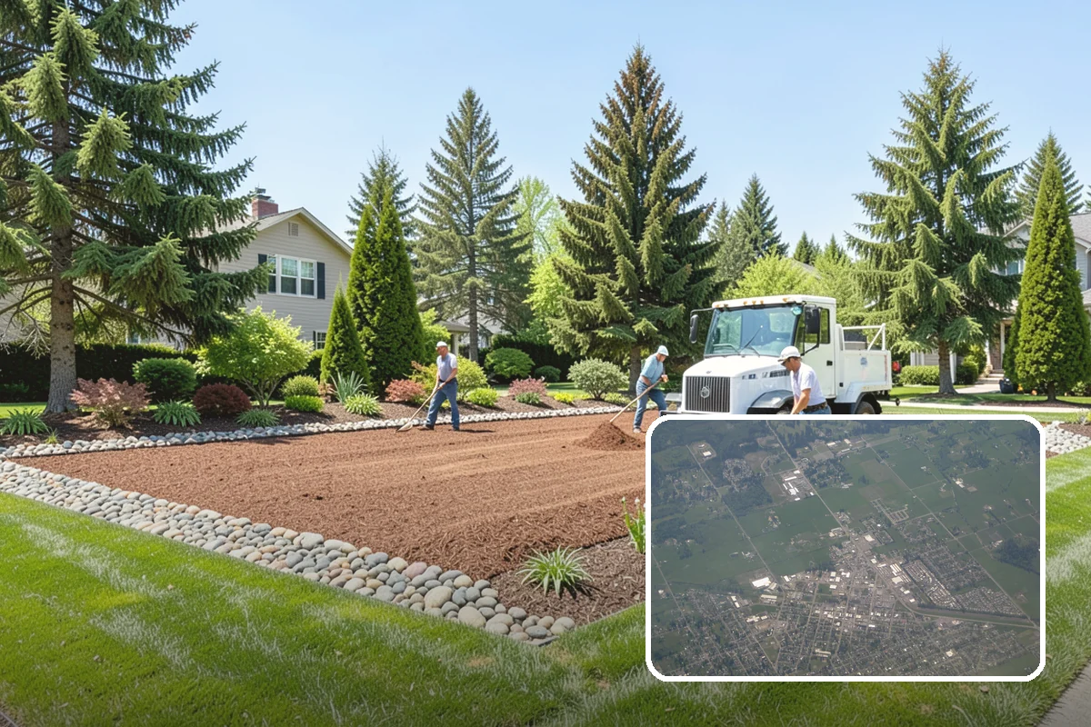 Landscape Fabric Installation in Enumclaw, King County, WA - Blocks aggressive PNW weeds while allowing water to drain through