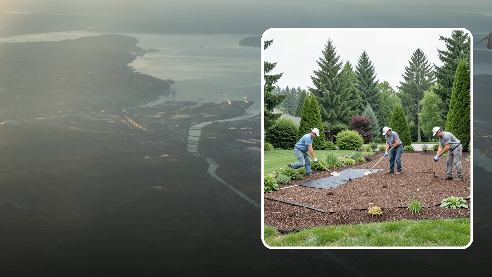 Landscape Fabric Installation in Fife, Pierce County, WA - Professional-grade weed barrier fabric installed beneath mulch or rock for lasting weed control.