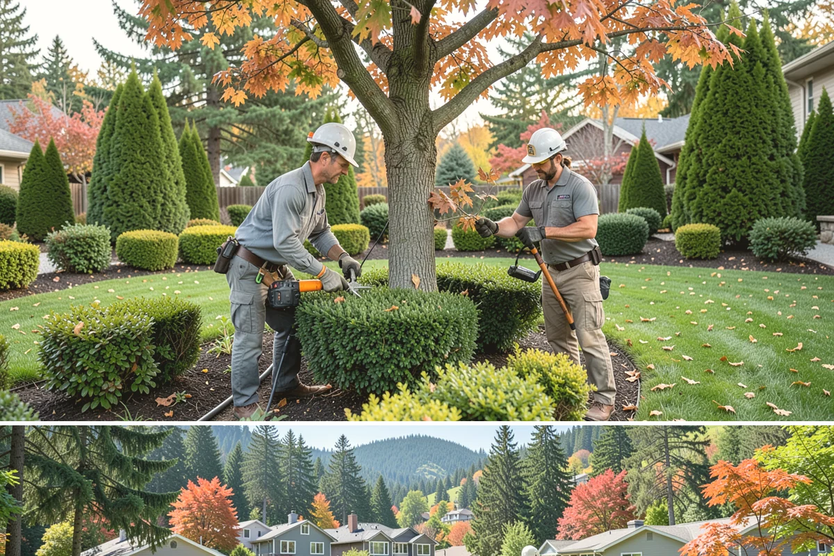 Landscape Fabric Installation in Fircrest, Pierce County, WA - Install any time the ground isn't frozen, though spring and early fall let you get ahead of the heaviest weed-germination windows.