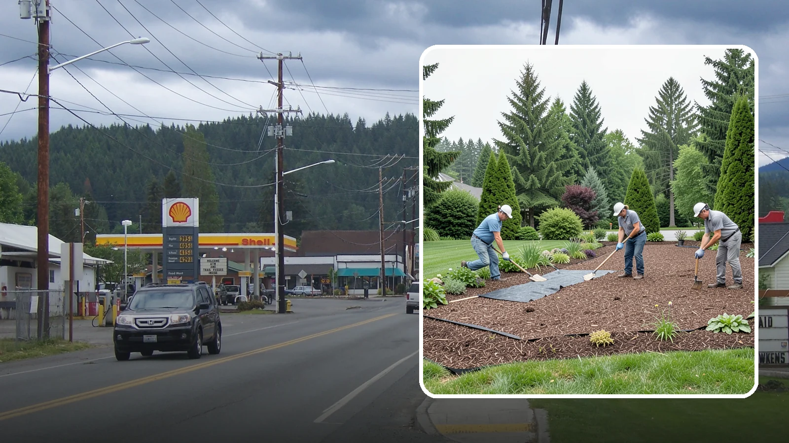 Landscape Fabric Installation in Granite Falls, Snohomish County, WA - Professional-grade weed barrier fabric installed beneath mulch or rock for lasting weed control.