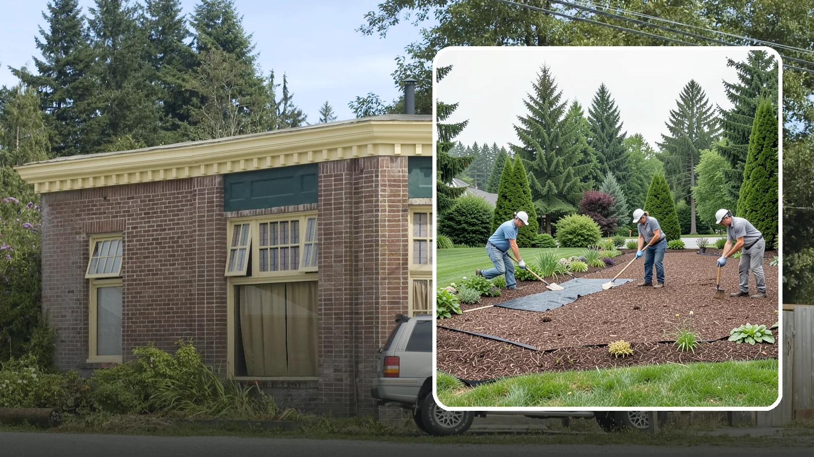 Landscape Fabric Installation in Hamilton, Skagit County, WA - Professional-grade weed barrier fabric installed beneath mulch or rock for lasting weed control.