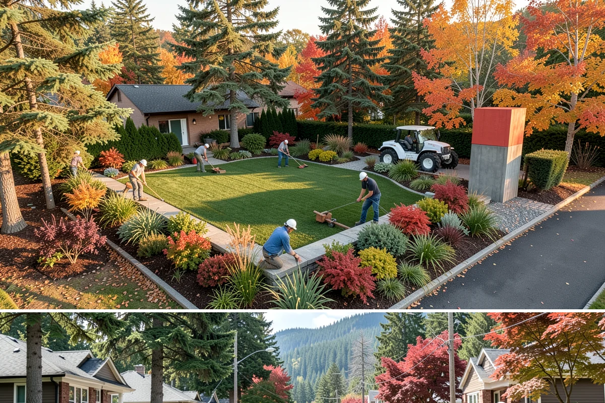 Landscape Fabric Installation in Hunts Point, King County, WA - Install any time the ground isn't frozen, though spring and early fall let you get ahead of the heaviest weed-germination windows.