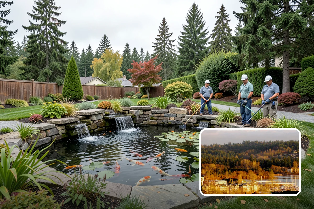 Landscape Fabric Installation in Kenmore, King County, WA - Blocks aggressive PNW weeds while allowing water to drain through
