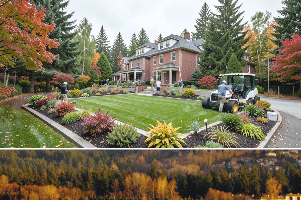 Landscape Fabric Installation in Kenmore, King County, WA - Install any time the ground isn't frozen, though spring and early fall let you get ahead of the heaviest weed-germination windows.