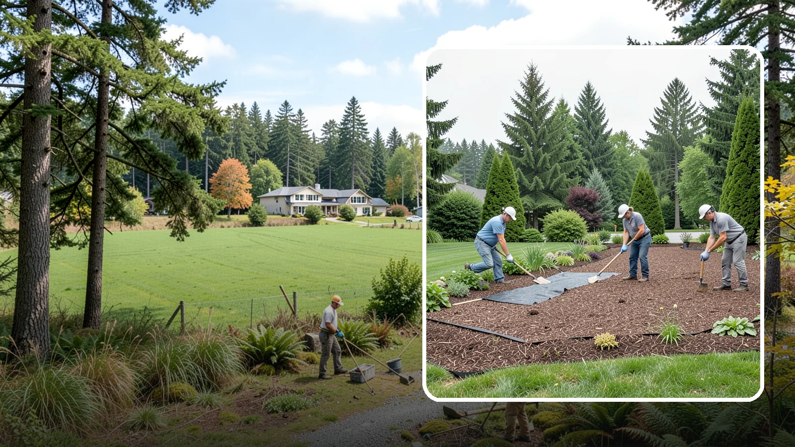 Landscape Fabric Installation in Lyman, Skagit County, WA - Professional-grade weed barrier fabric installed beneath mulch or rock for lasting weed control.