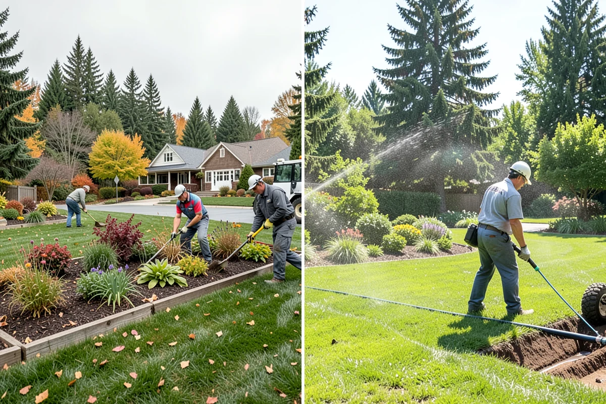 Landscape Fabric Installation in Lyman, Skagit County, WA - Clear the bed and pull existing weeds to the root