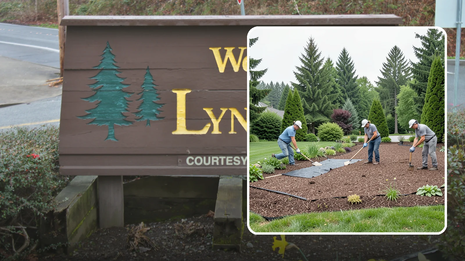 Landscape Fabric Installation in Lynnwood, Snohomish County, WA - Professional-grade weed barrier fabric installed beneath mulch or rock for lasting weed control.