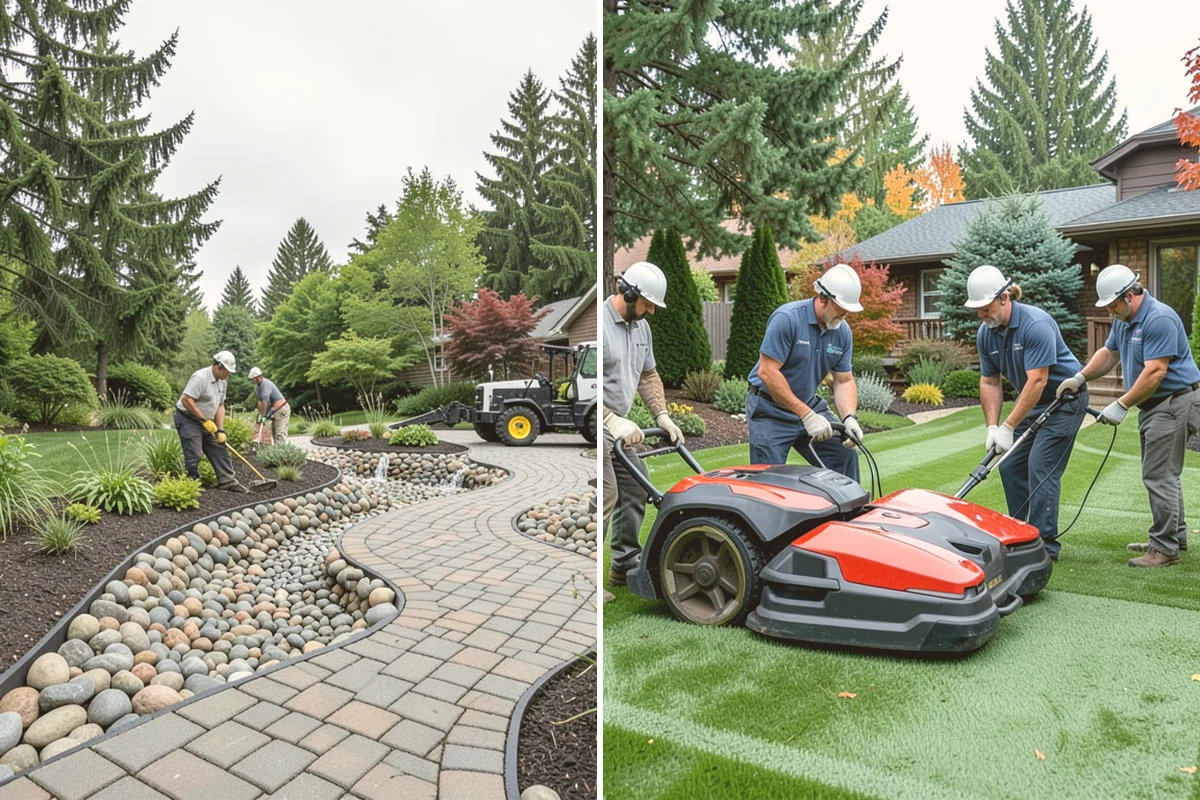 Landscape Fabric Installation in Lynnwood, Snohomish County, WA - Clear the bed and pull existing weeds to the root