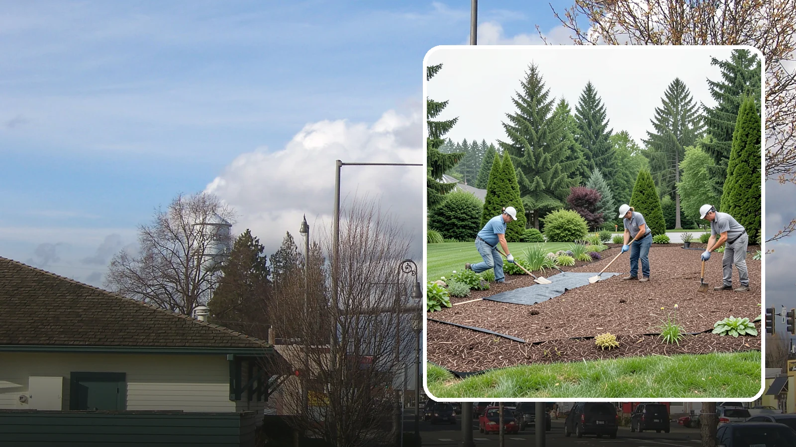Landscape Fabric Installation in Marysville, Snohomish County, WA - Professional-grade weed barrier fabric installed beneath mulch or rock for lasting weed control.