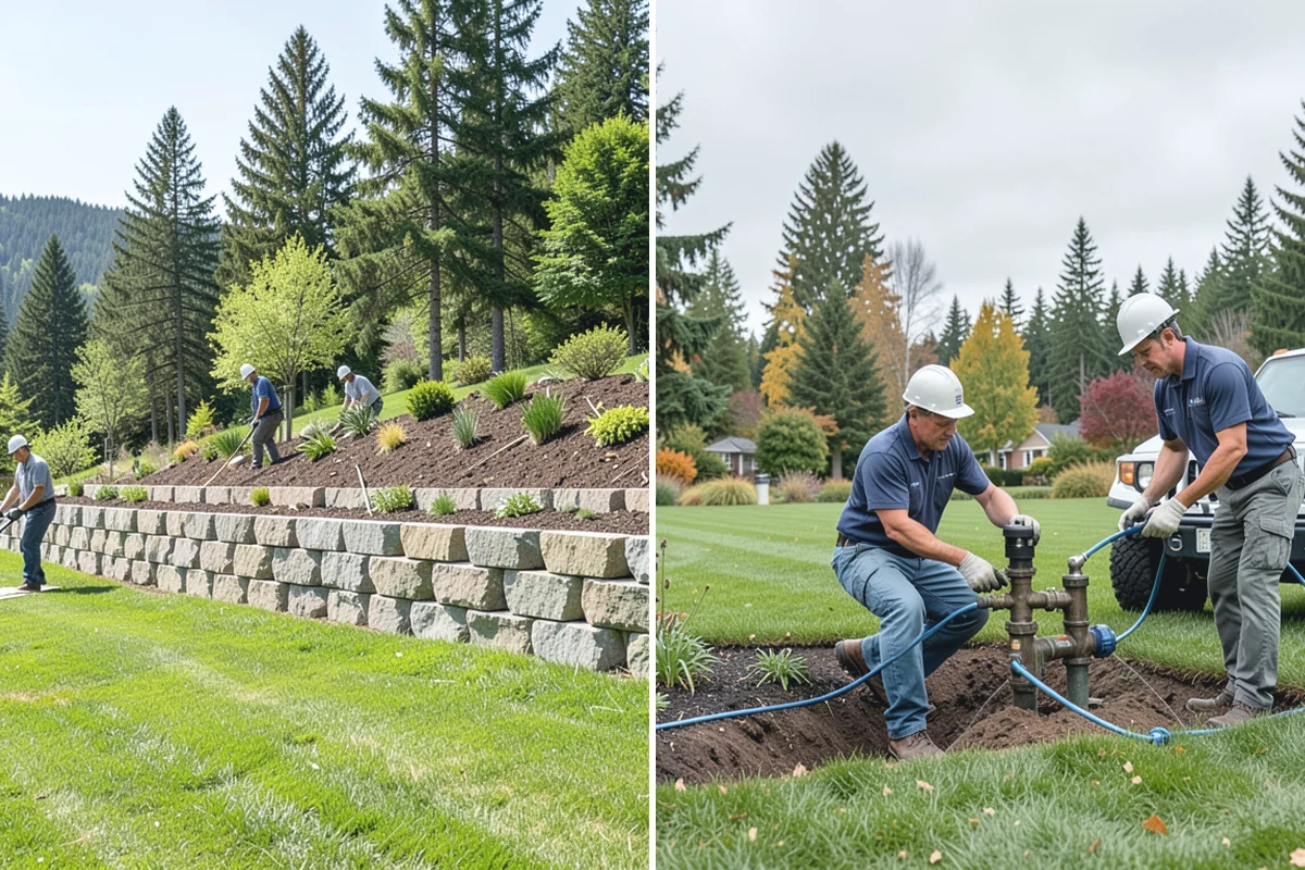 Landscape Fabric Installation in Marysville, Snohomish County, WA - Clear the bed and pull existing weeds to the root