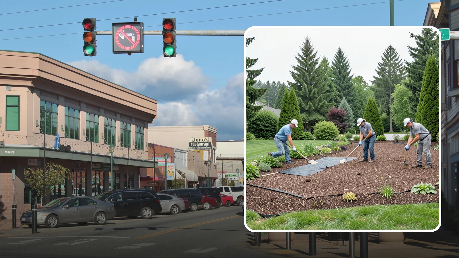 Landscape Fabric Installation in Monroe, Snohomish County, WA - Professional-grade weed barrier fabric installed beneath mulch or rock for lasting weed control.