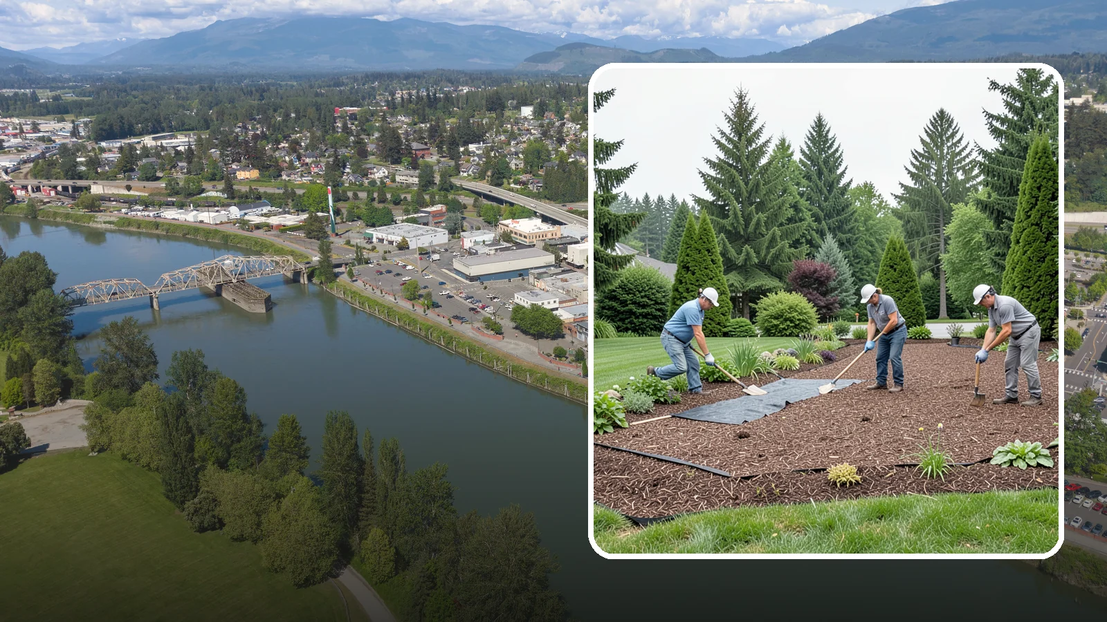 Landscape Fabric Installation in Mount Vernon, Skagit County, WA - Professional-grade weed barrier fabric installed beneath mulch or rock for lasting weed control.