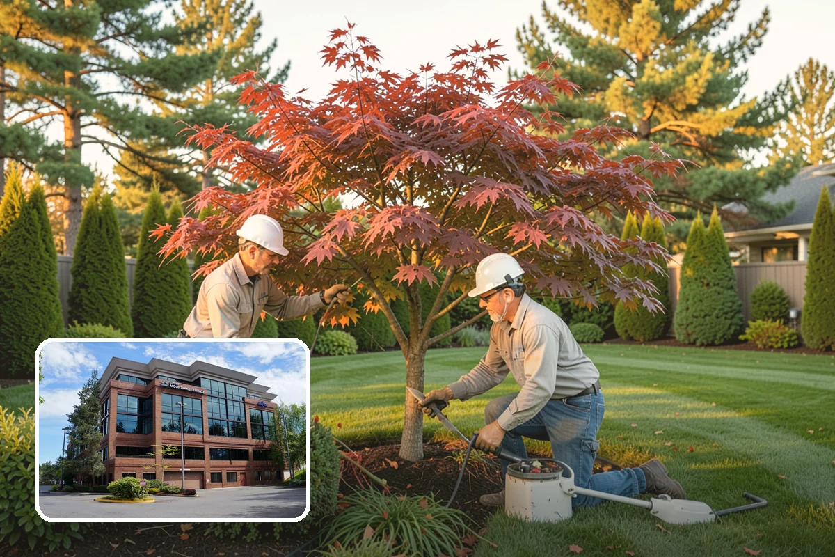 Landscape Fabric Installation in Mountlake Terrace, Snohomish County, WA - Blocks aggressive PNW weeds while allowing water to drain through