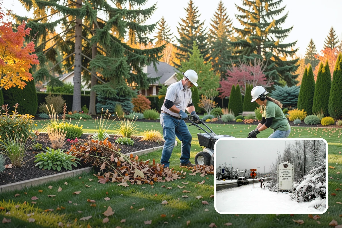 Landscape Fabric Installation in Newcastle, King County, WA - Blocks aggressive PNW weeds while allowing water to drain through