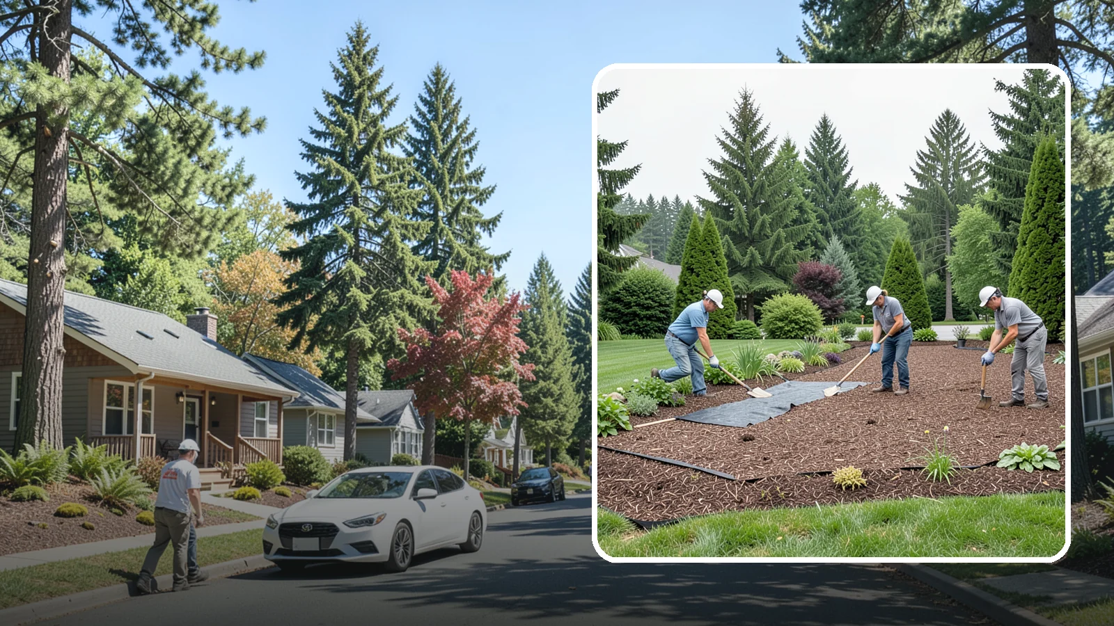Landscape Fabric Installation in Orting, Pierce County, WA - Professional-grade weed barrier fabric installed beneath mulch or rock for lasting weed control.