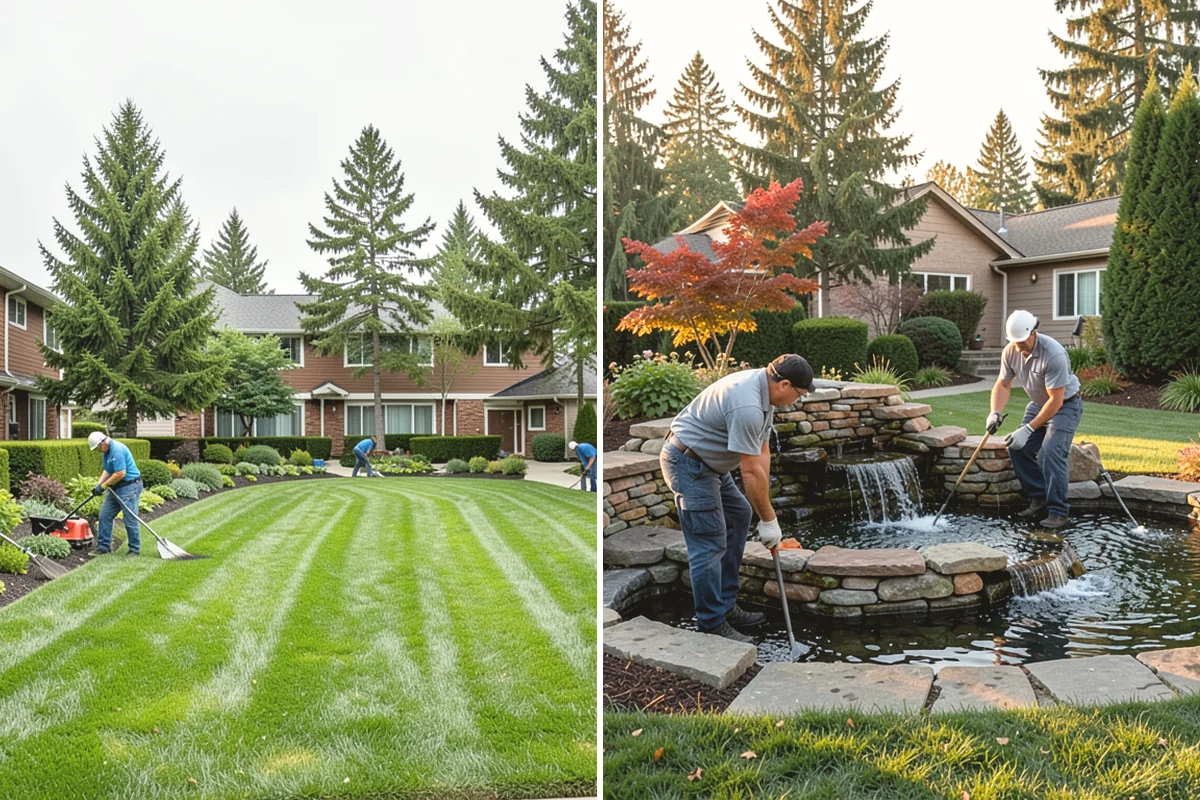 Landscape Fabric Installation in Ruston, Pierce County, WA - Clear the bed and pull existing weeds to the root