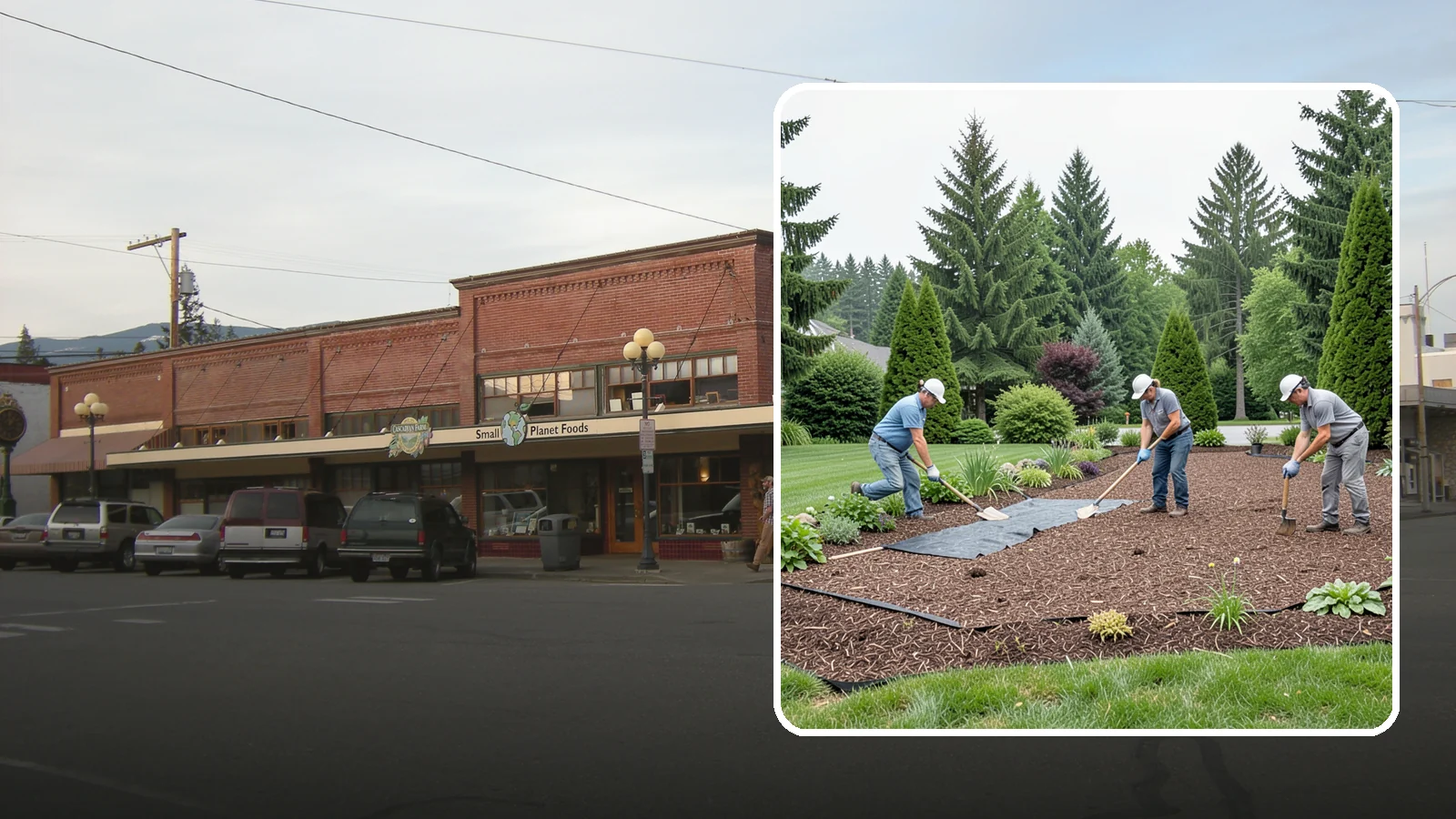 Landscape Fabric Installation in Sedro-Woolley, Skagit County, WA - Professional-grade weed barrier fabric installed beneath mulch or rock for lasting weed control.