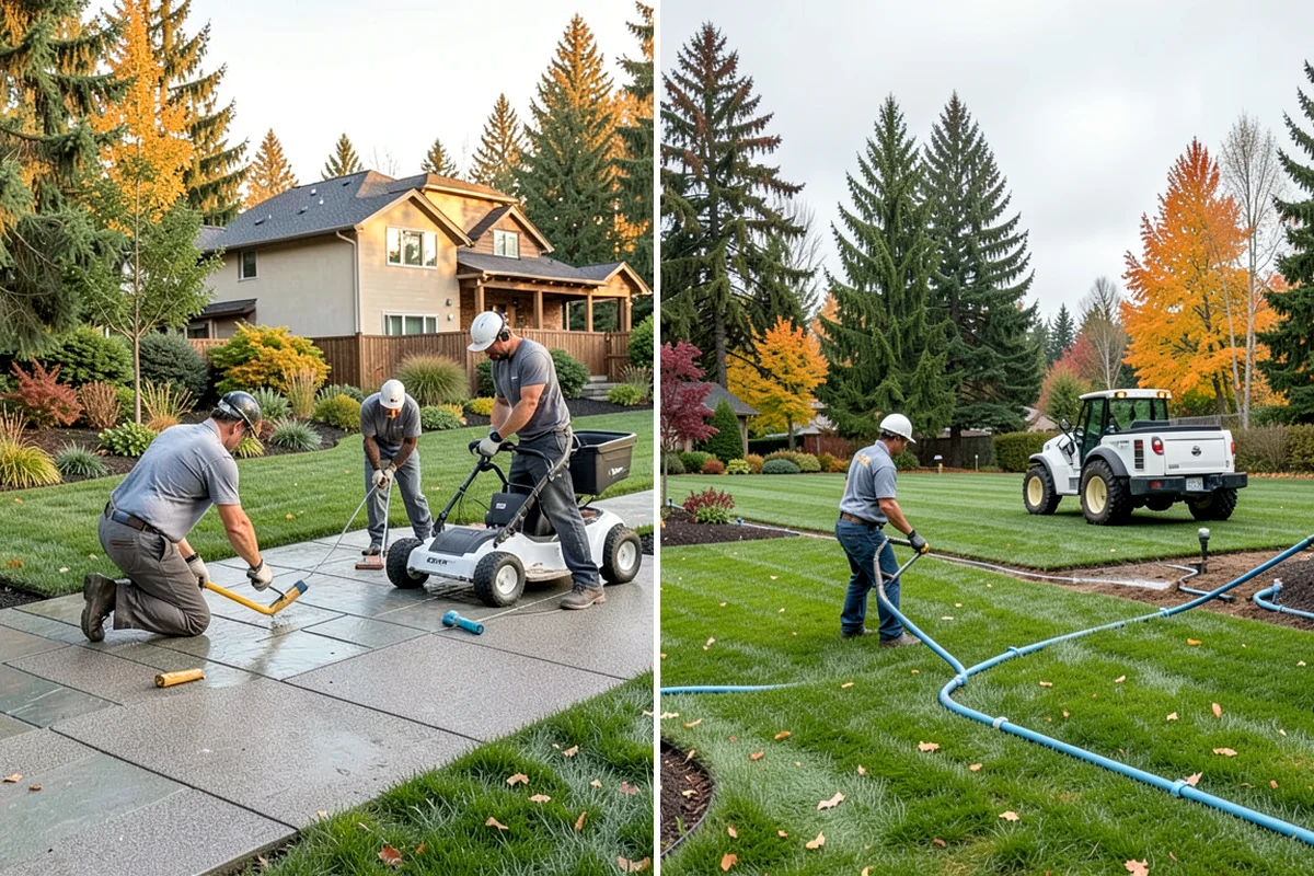 Landscape Fabric Installation in Sedro-Woolley, Skagit County, WA - Clear the bed and pull existing weeds to the root
