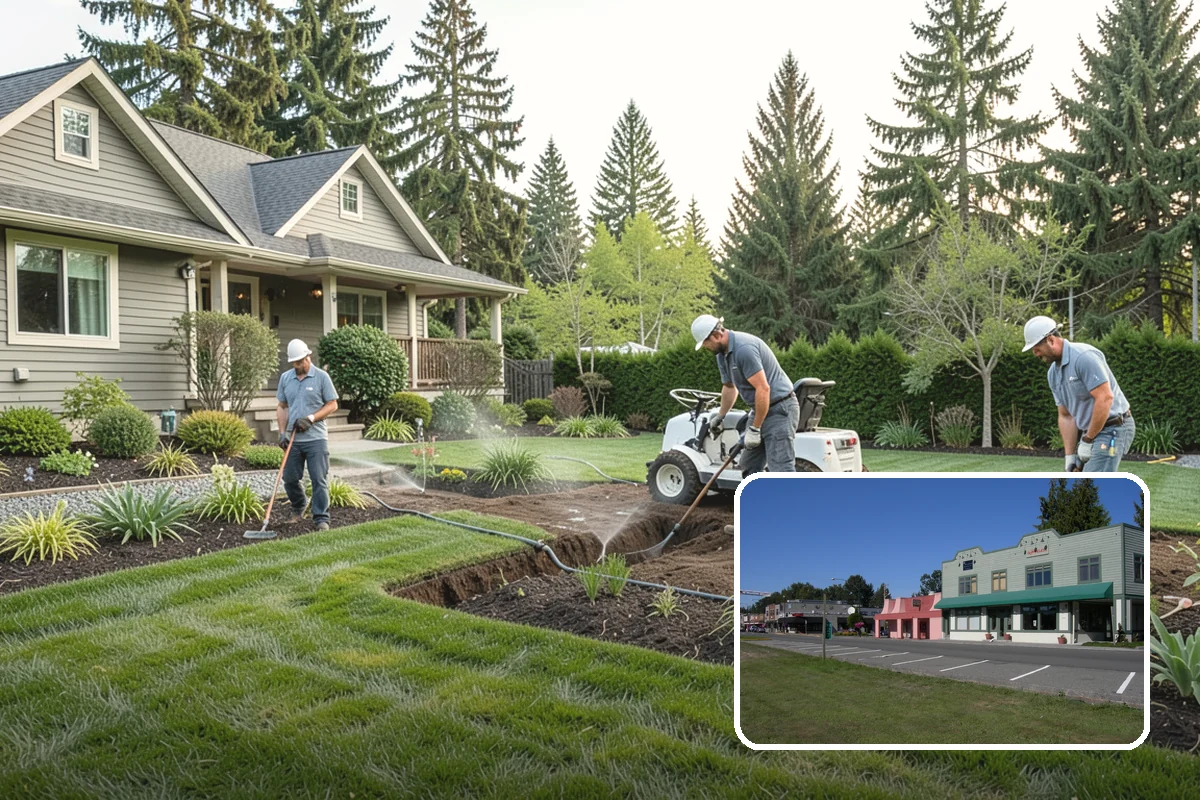 Landscape Fabric Installation in Snoqualmie, King County, WA - Blocks aggressive PNW weeds while allowing water to drain through