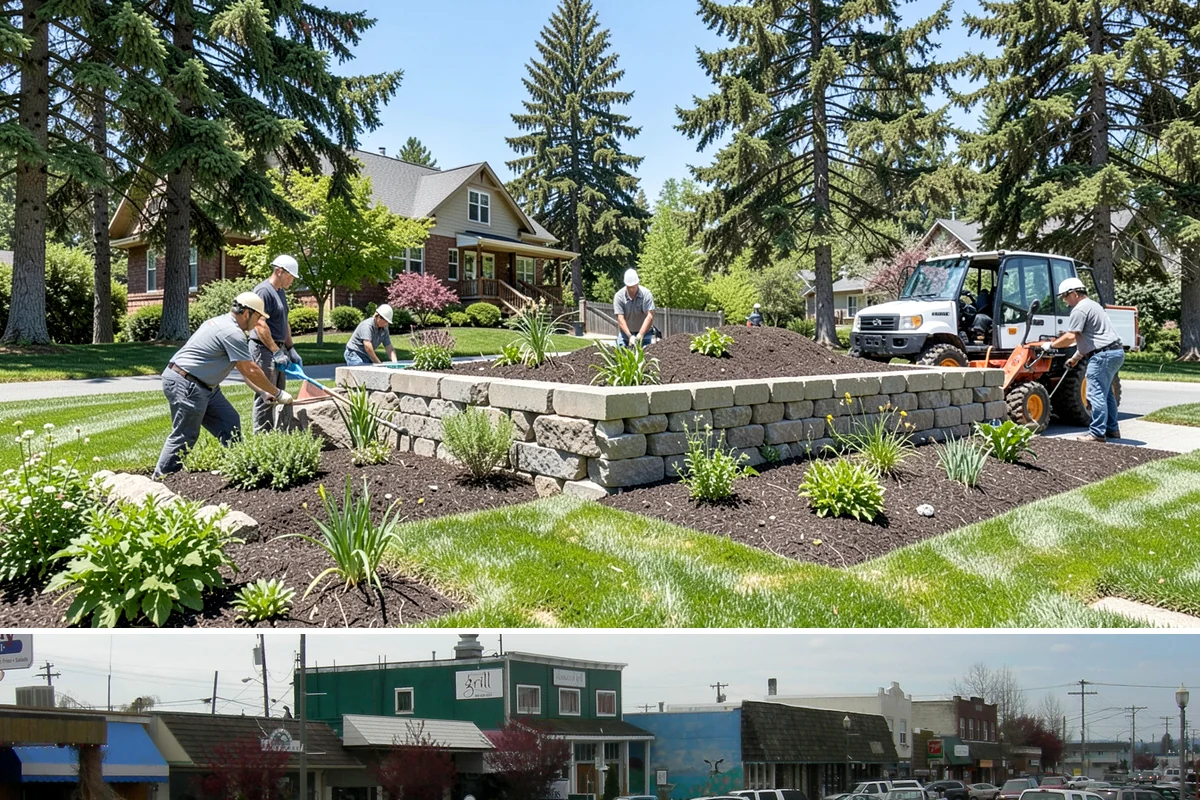 Landscape Fabric Installation in Stanwood, Snohomish County, WA - Install any time the ground isn't frozen, though spring and early fall let you get ahead of the heaviest weed-germination windows.