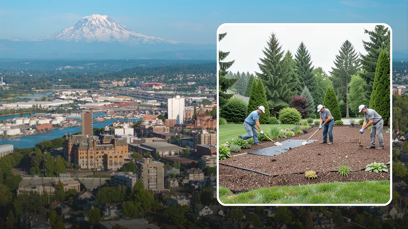 Landscape Fabric Installation in Tacoma, Pierce County, WA - Professional-grade weed barrier fabric installed beneath mulch or rock for lasting weed control.