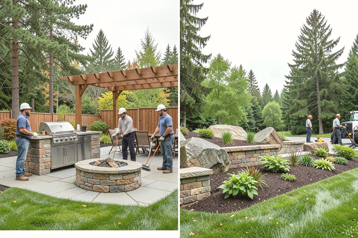 Landscape Fabric Installation in Tukwila, King County, WA - Clear the bed and pull existing weeds to the root