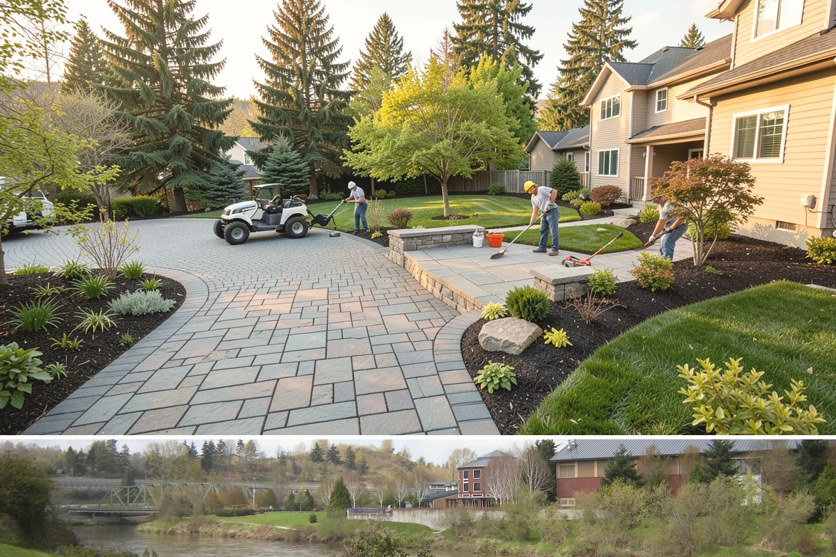 Landscape Fabric Installation in Tukwila, King County, WA - Install any time the ground isn't frozen, though spring and early fall let you get ahead of the heaviest weed-germination windows.