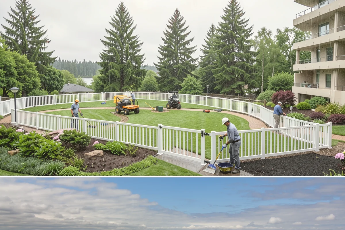 Landscape Fabric Installation in University Place, Pierce County, WA - Install any time the ground isn't frozen, though spring and early fall let you get ahead of the heaviest weed-germination windows.