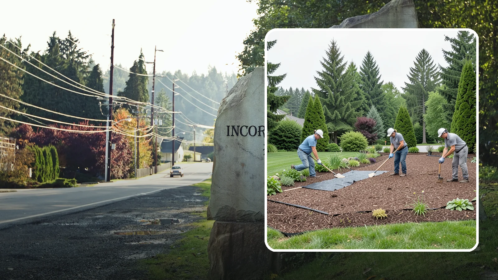 Landscape Fabric Installation in Wilkeson, Pierce County, WA - Professional-grade weed barrier fabric installed beneath mulch or rock for lasting weed control.