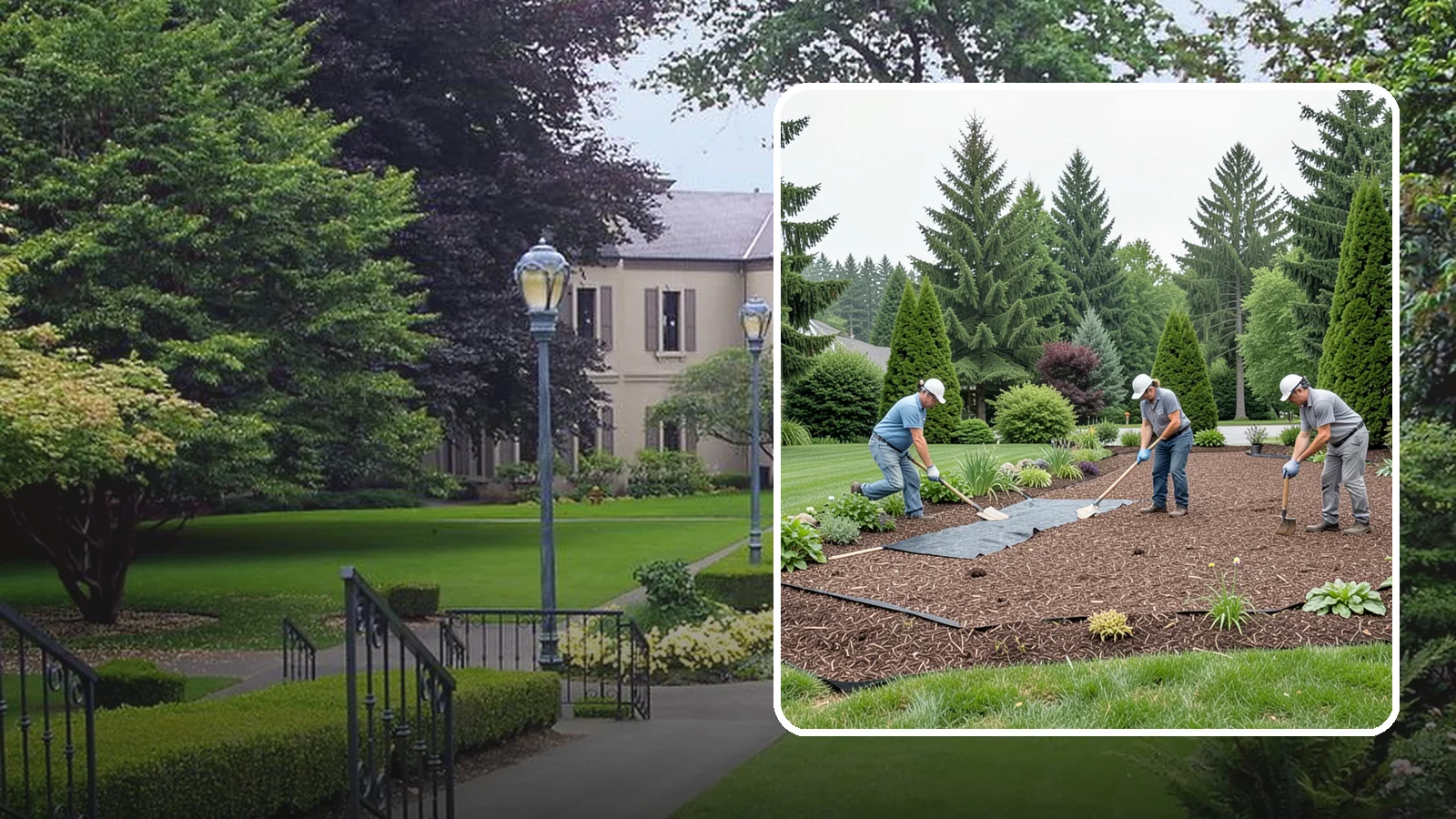 Landscape Fabric Installation in Woodinville, King County, WA - Professional-grade weed barrier fabric installed beneath mulch or rock for lasting weed control.