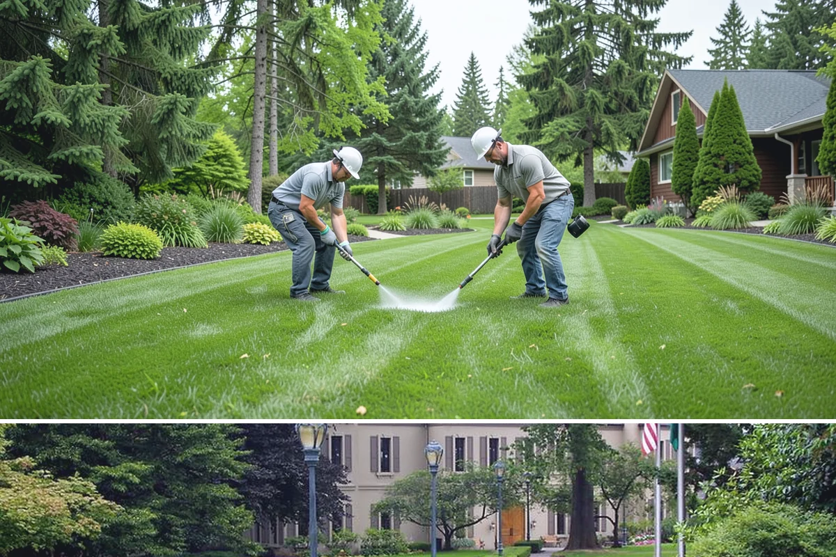 Landscape Fabric Installation in Woodinville, King County, WA - Install any time the ground isn't frozen, though spring and early fall let you get ahead of the heaviest weed-germination windows.