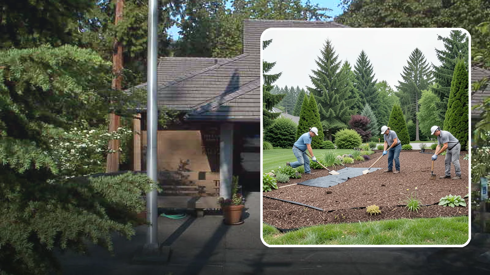 Landscape Fabric Installation in Yarrow Point, King County, WA - Professional-grade weed barrier fabric installed beneath mulch or rock for lasting weed control.