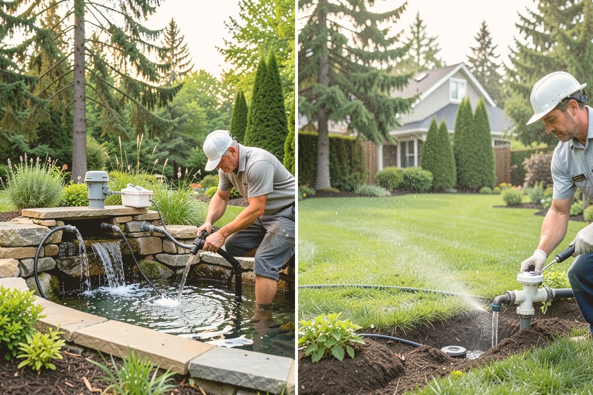 Landscape Lighting Installation in Algona, King County, WA - Design the lighting plan and layers