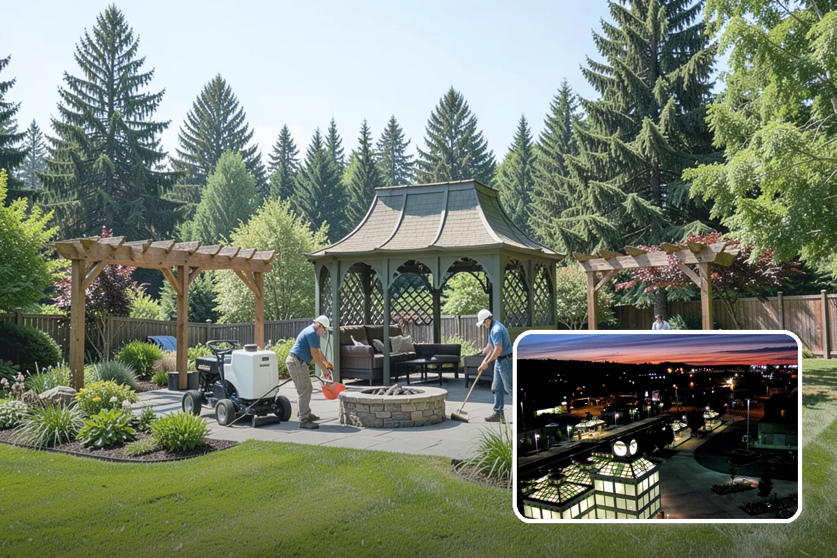 Landscape Lighting Installation in Auburn, King County, WA - Beauty, safety, and evening usability